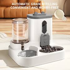 2-in-1 Cat Food Water Dispenser