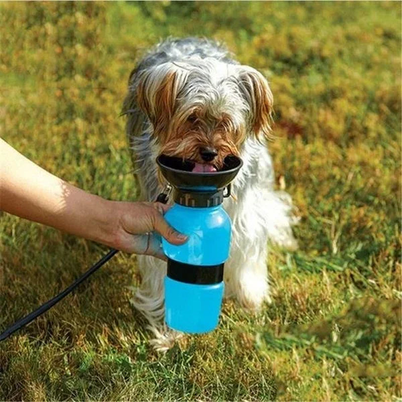 Water Bottle Convenient Outdoor Portable Extrusion Large Travel Water Cup Water Feeder Bowl for Dog Cat 500Ml Pet Dog Drinking
