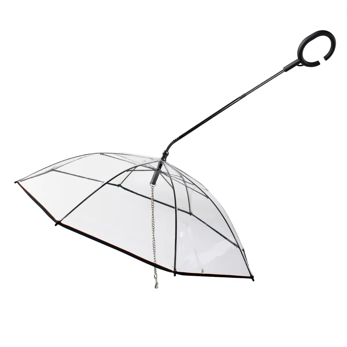 2023 New Pet Umbrella Leash Rainproof Snowproof Dog Umbrella Leash for Small Dogs Steerable Adjustable Doggy Outdoor Umbrella