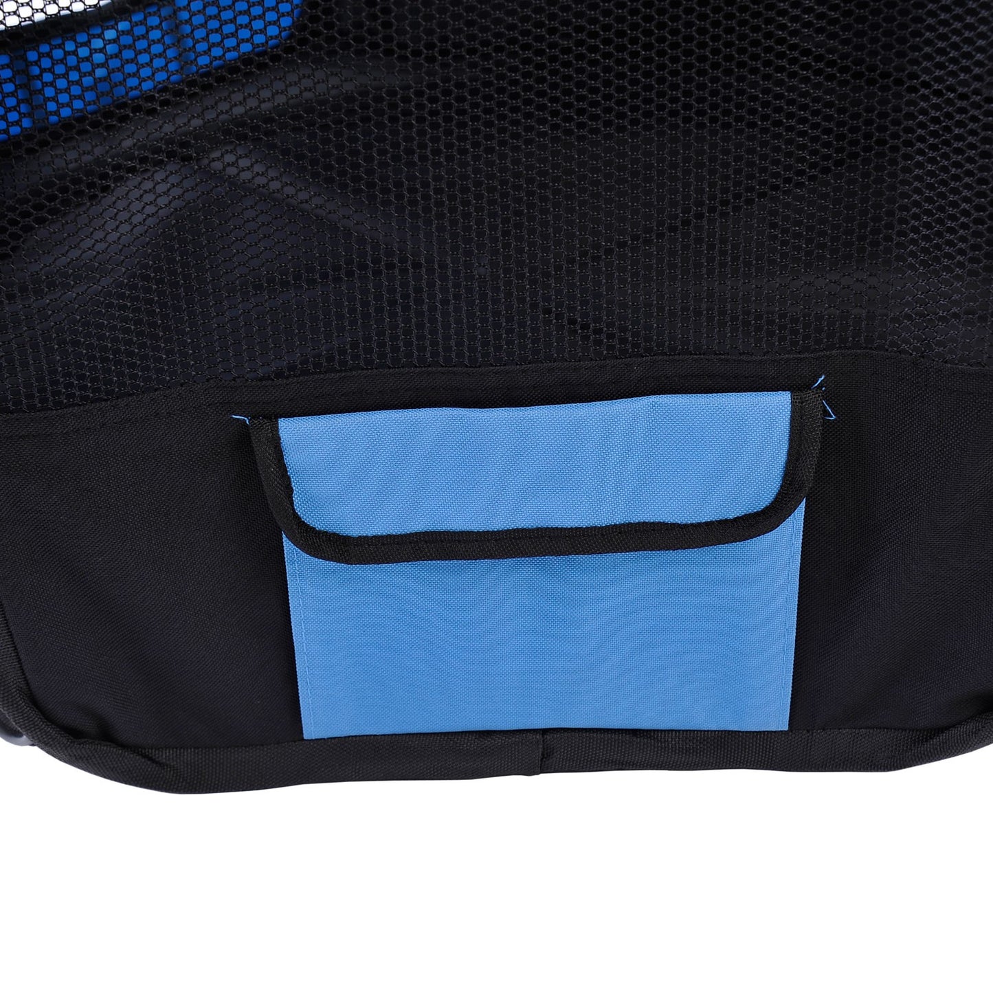Fabric Pet Puppy Dog Cat Rabbit Pig Playpen Play Pen Run Blue Black 37X37X95Cm
