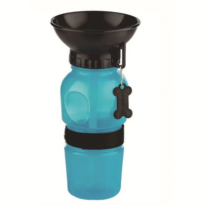 Water Bottle Convenient Outdoor Portable Extrusion Large Travel Water Cup Water Feeder Bowl for Dog Cat 500Ml Pet Dog Drinking