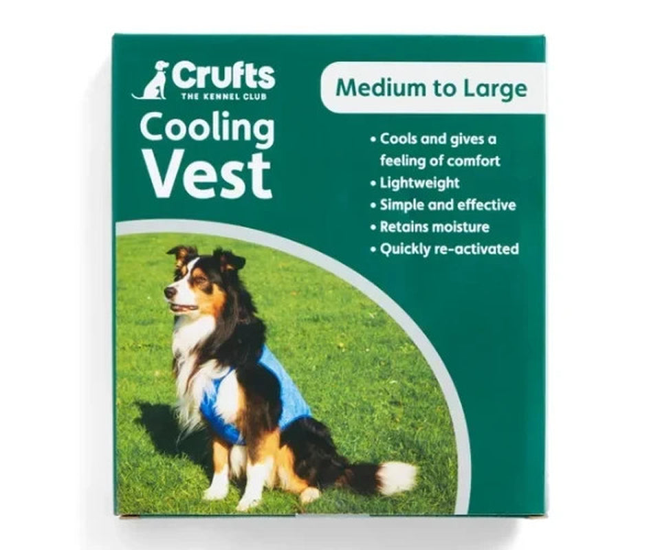 CRUFTS Pets Cooling Gel Mat Sizes for Dogs Cats Summer Pet Cooler Vests Collar