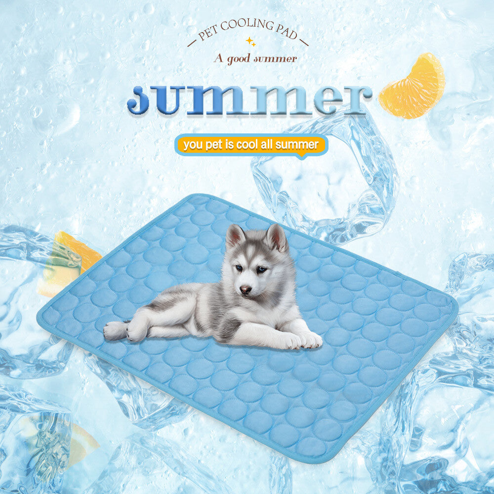 Large Pet Self Cooling Mat Cool Mat for Dogs Cats Pad Bed Mattress Heat Relief