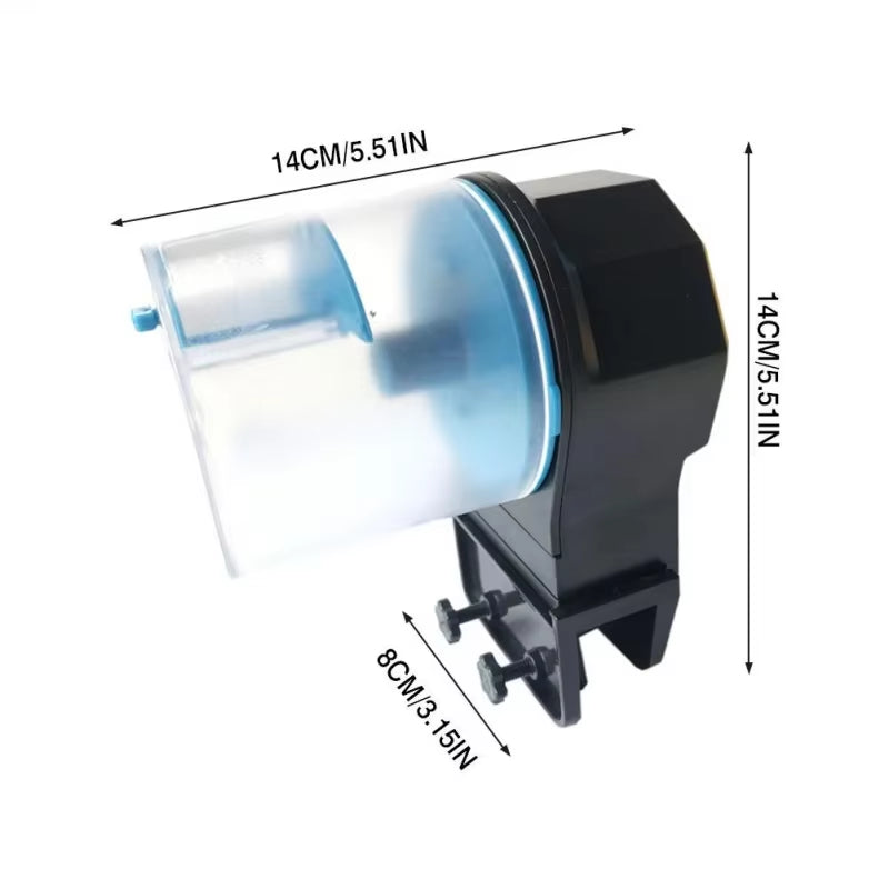 Fish Tank Automatic Feeder Intelligent Timing Automatic Feeder Aquarium Automatic Feeder Large Capacity Fish Feeder Fish Feeder