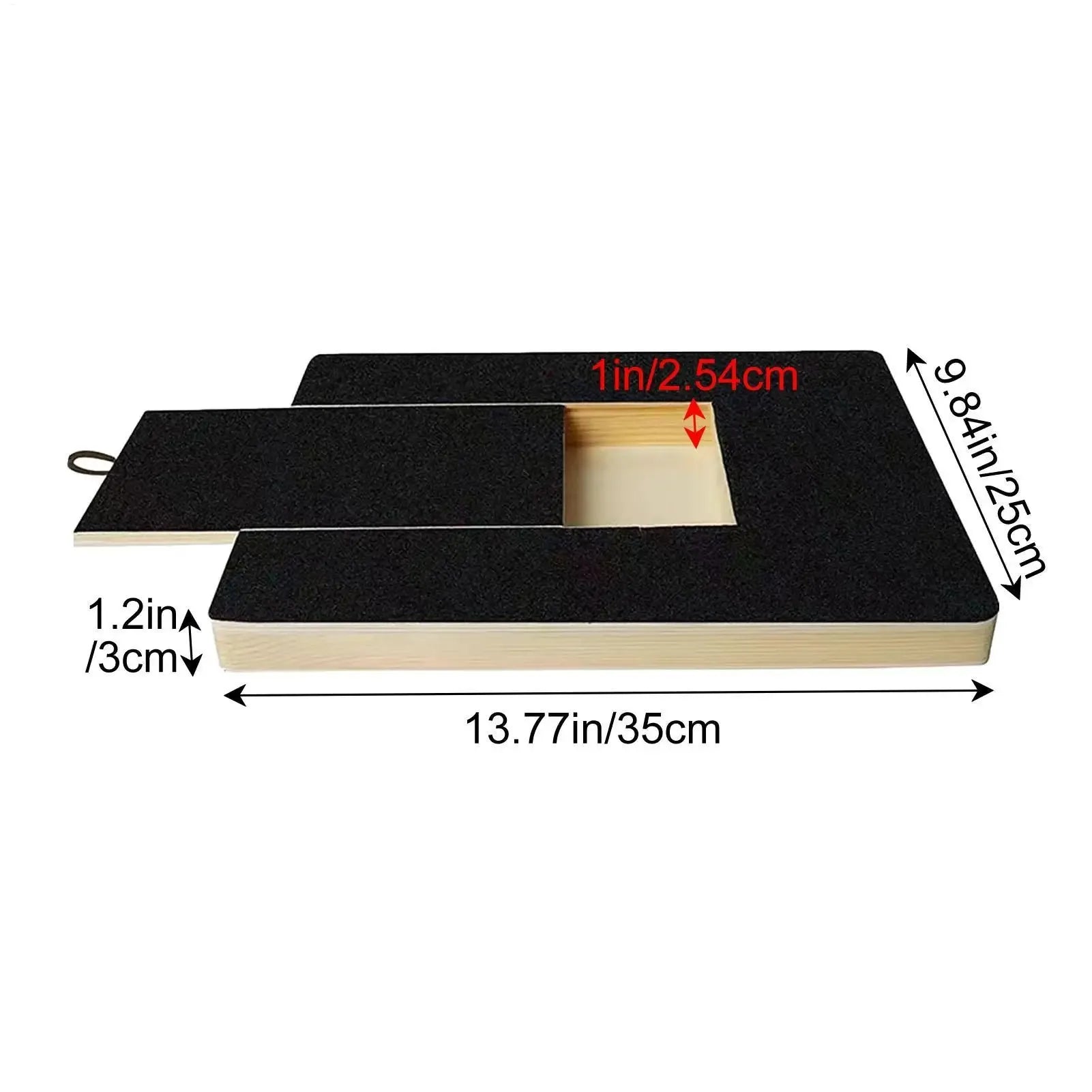 Wooden Dog Scratching Board Pull-Out Wear-Resistant Dog Nail File Pad Non-Shedding Pet Scratch Pad with Snack Box for Puppy Paw