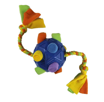 Snuffle Ball for Dog Toys Unbreakable Upgrade Ball Interactive Toy Foraging Snuffle Mat Puppy Treat Dispenser Slow Feeder