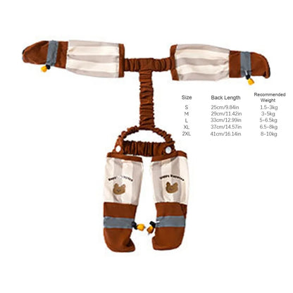 Reflective Stripe Pet Strolling Going Out Pants Adjustable Full Leg Protection Dog Boot Leggings Waterproof Dust-Proof