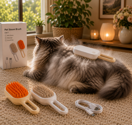 Electric Spray Pet Grooming Comb