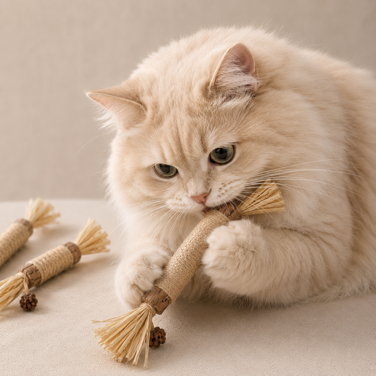 Cat Dental Chew Catnip Stick Toy