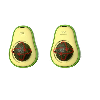 Natural Catnip Healthy Pet Cat Toy Wall Stick-On Ball Cats Teeth Cleaning Catnip Ball Toys Cat Snacks Kitten Cat Catnip Toy