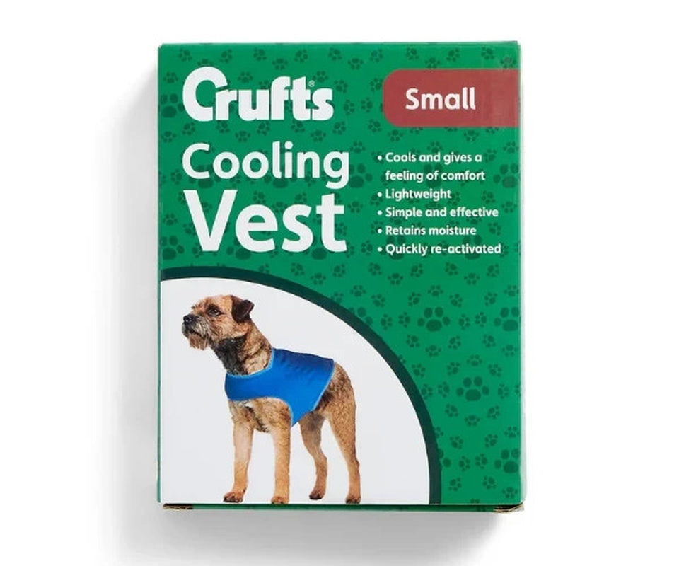 CRUFTS Pets Cooling Gel Mat Sizes for Dogs Cats Summer Pet Cooler Vests Collar