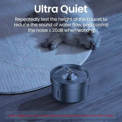 Stainless Steel Pet Drinking Fountain Automatic Cat Water Fountain Smart Pet Water Dispenser for Dog Cat Drinking Supply