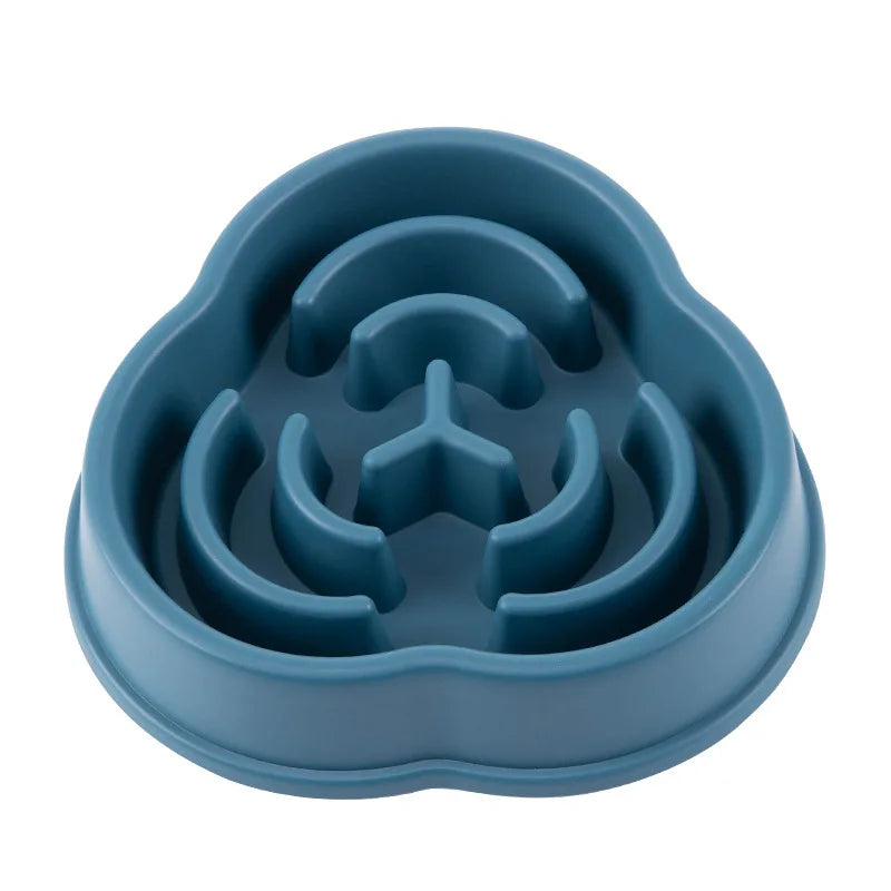 1PC Pet Slow Food Bowl anti Choking Dog Bowl Dog Bowl anti Overturning Pet Food Supplies and Feeding Device