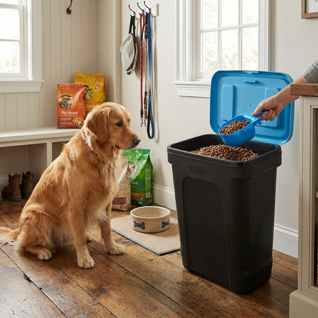Airtight Pet Food Storage Bin 30L