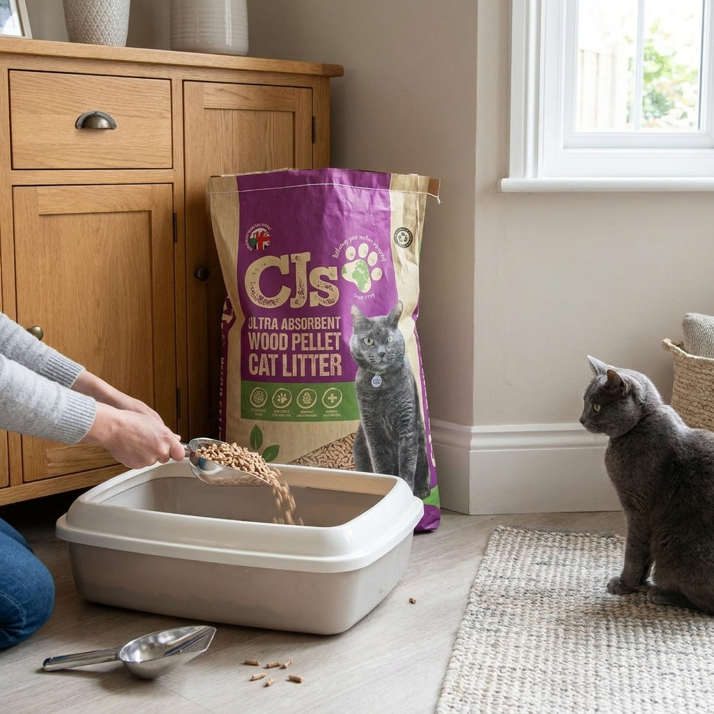 Premium Cat Litter Ultra Absorbent Wood Pellets