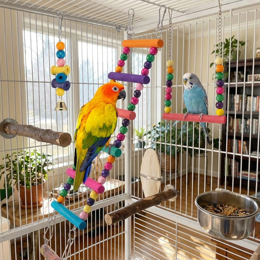 Bird Toys Shredding Foraging Hanging Toy