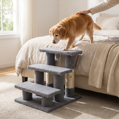 Wooden Cat Litter Box Enclosure with Compartments