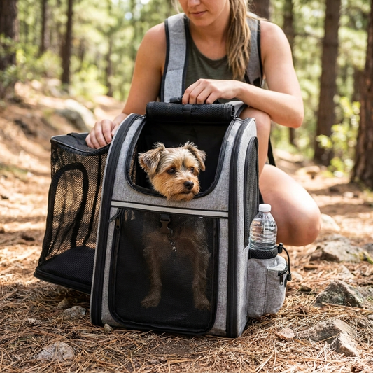 Portable Breathable Double Shoulder Cat Bag