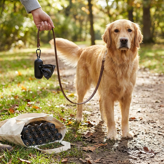 Dog Poop Bags 300 with Dispenser