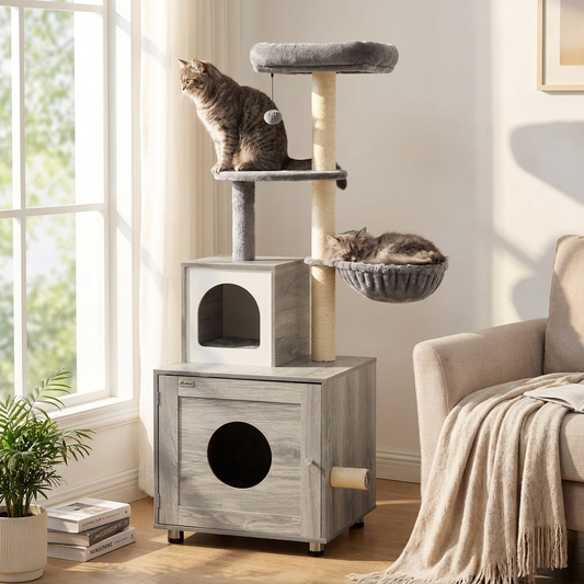 Cat Litter Box Furniture Enclosure