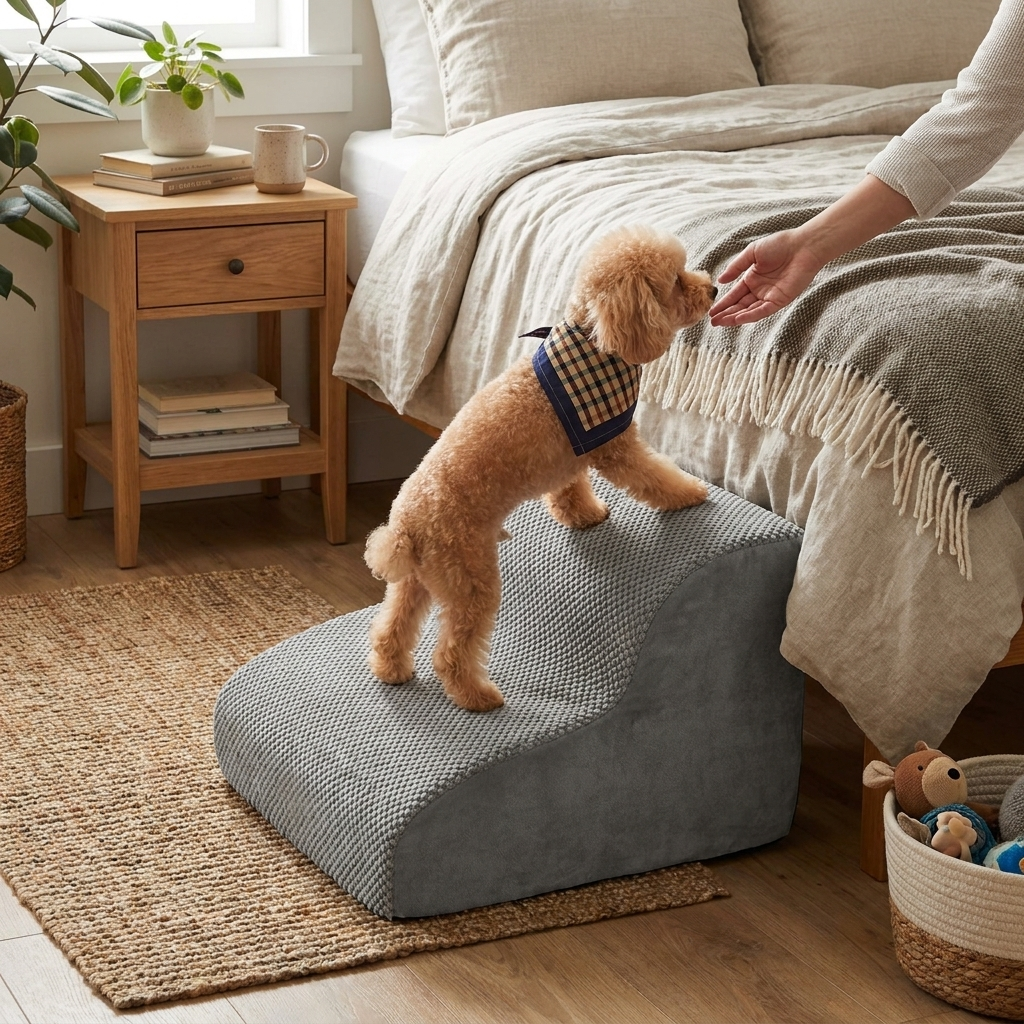 2-Tier Dog Ramp Pet Stairs