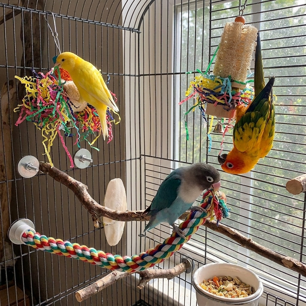 Bird Toys Bird Shredding Foraging Toys