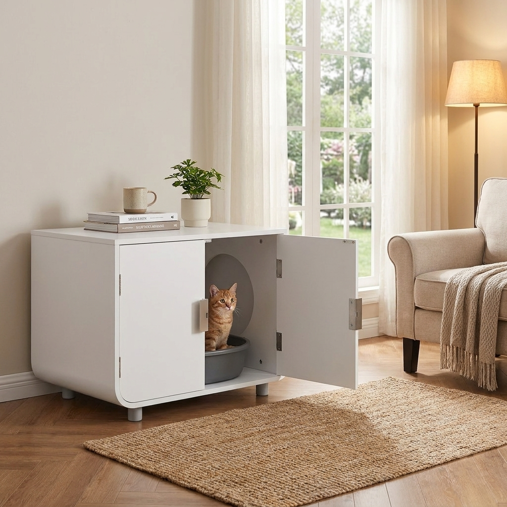 Cat Litter Box Enclosure Furniture