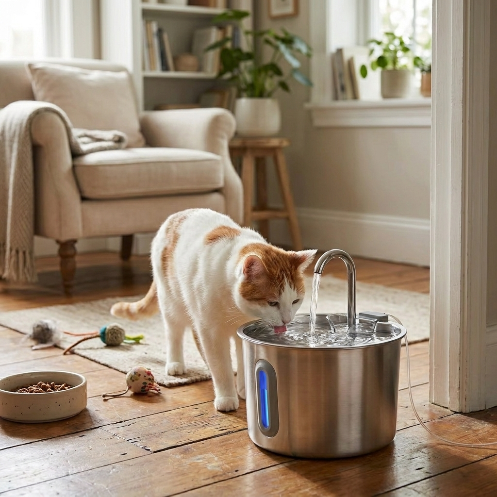 Cat Fountain Stainless Steel 2.2L