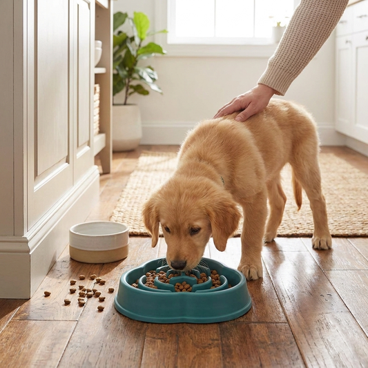 1PC Pet Slow Food Bowl anti Choking