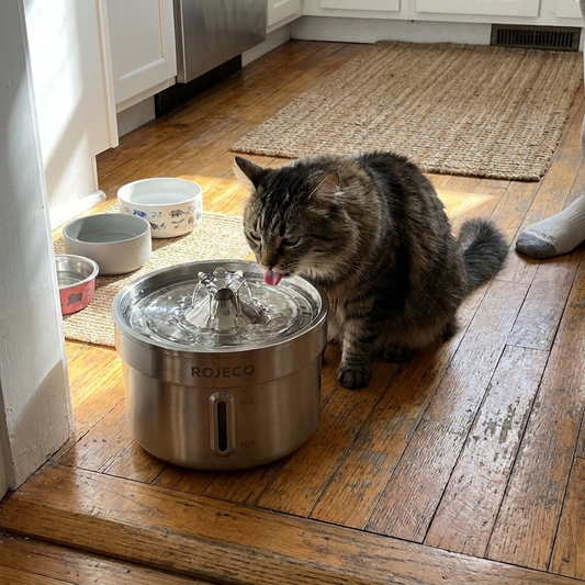 Stainless Steel Pet Drinking Fountain Automatic