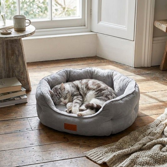 Dog Bed Cat Beds Soft Washable Fleece Puppy Cushion
