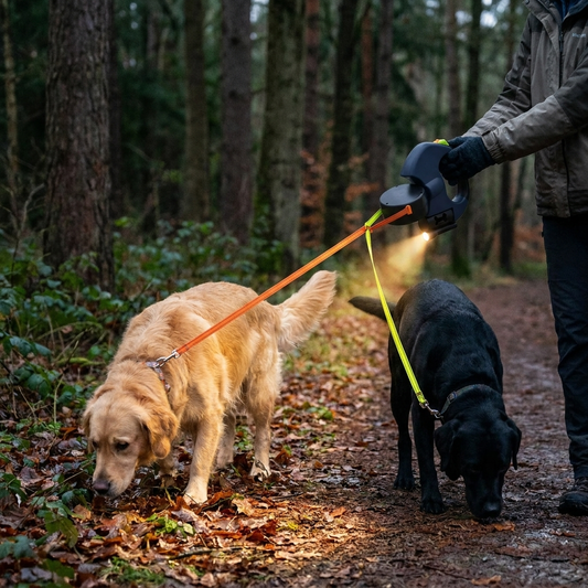 3M Retractable Dog Leash Reflective Dual